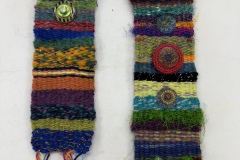 Cardboard loom tapestries