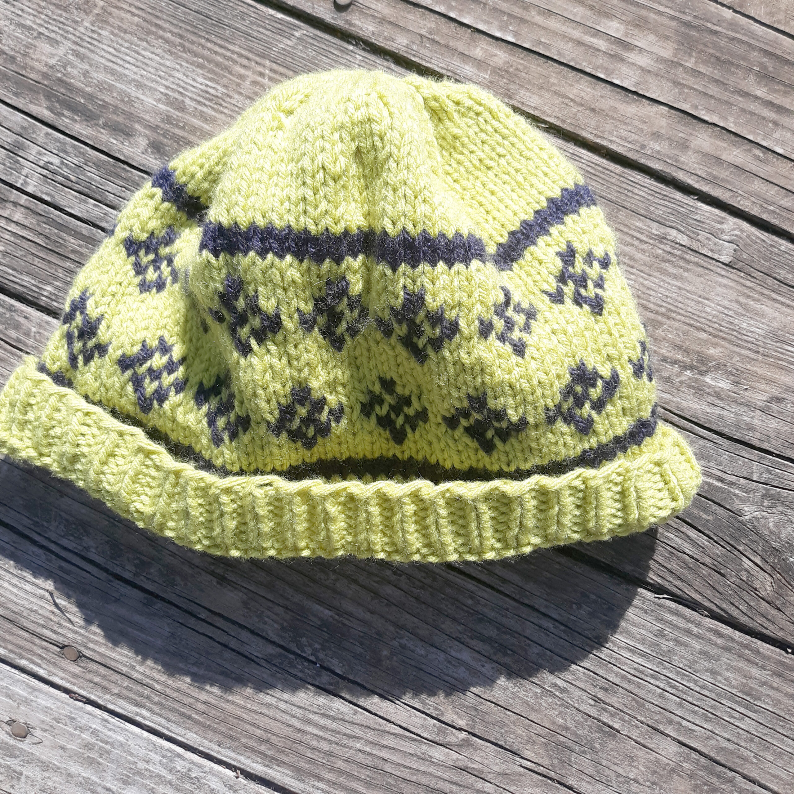 Cancer Center donated knitted hat